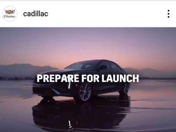 Premiera nowego Cadillaca po raz pierwszy najpierw na Instagramie