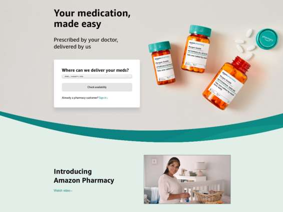 Amazon Pharmacy: gigant e-commerce z impetem wchodzi w branżę aptekarską [wideo]