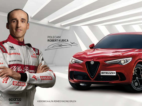 Robert Kubica ambasadorem marki Alfa Romeo w Polsce