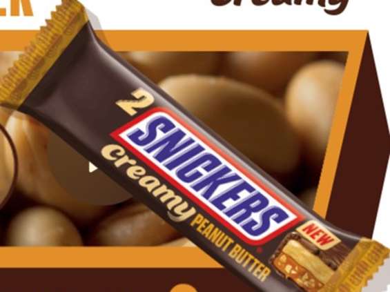Gra Snickers elementem kampanii batona Creamy Peanut Butter