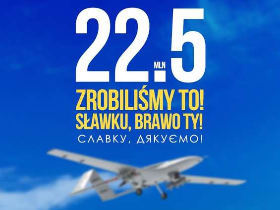 Sukces akcji "Bayraktar dla Ukrainy" na Zrzutka.pl