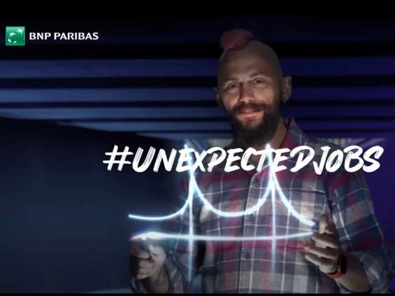 Publicis Worldwide Poland dla Banku BNP Paribas z kampanią #UnexpectedJobs [wideo]