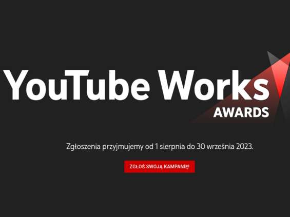 Termin zgłoszeń do YouTube Works Awards przedłużony